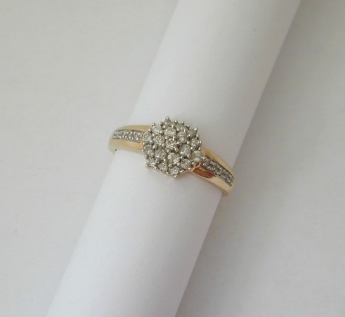 Ring 333er gelbgold - ring,