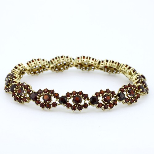 Armband 333 gold granat - 333, 8