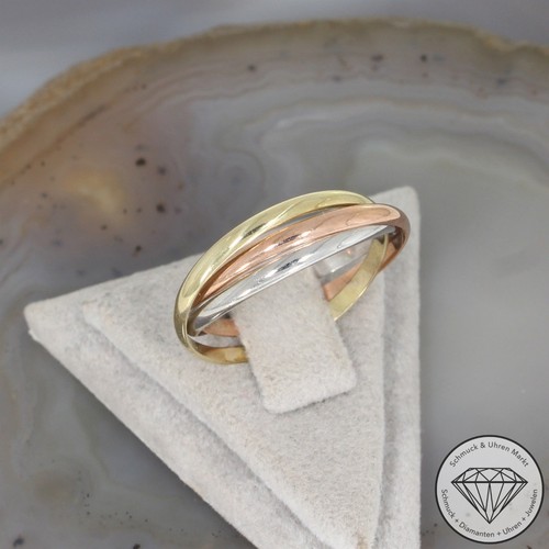 Wert 390 tricolor ring 333 - €,