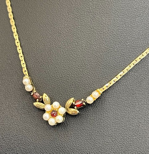 Entzückendes granatcollier - entzÜckendes,