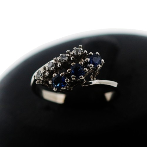Saphir ring 333 gold - saphir,
